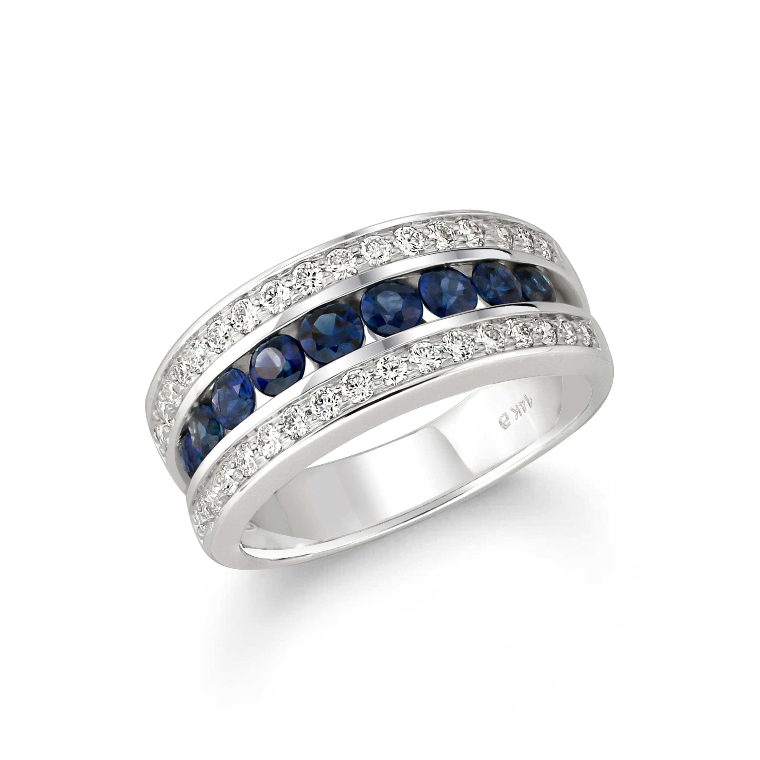 White Gold Sapphire Ring